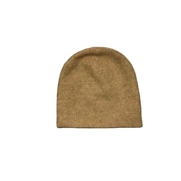 Club Monaco Double Layer Lined Beanie Unisex Camel OS
